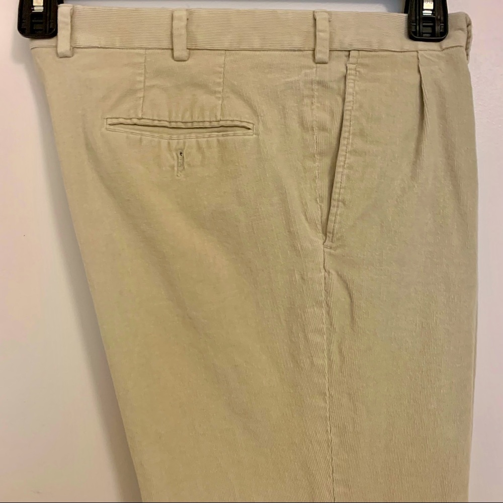 Men's Ralph Lauren Regular Fit Corduroy Double Reverse Pleated Dress Pants 36x30